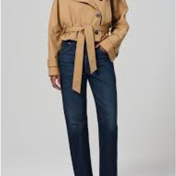Citizens Of Humanity Tan Trench Coat - Picture 7 of 8